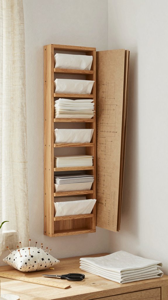vertical pattern sleeve organization
