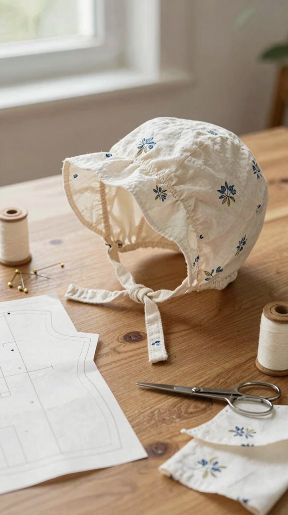 vintage child bonnet fit guidance