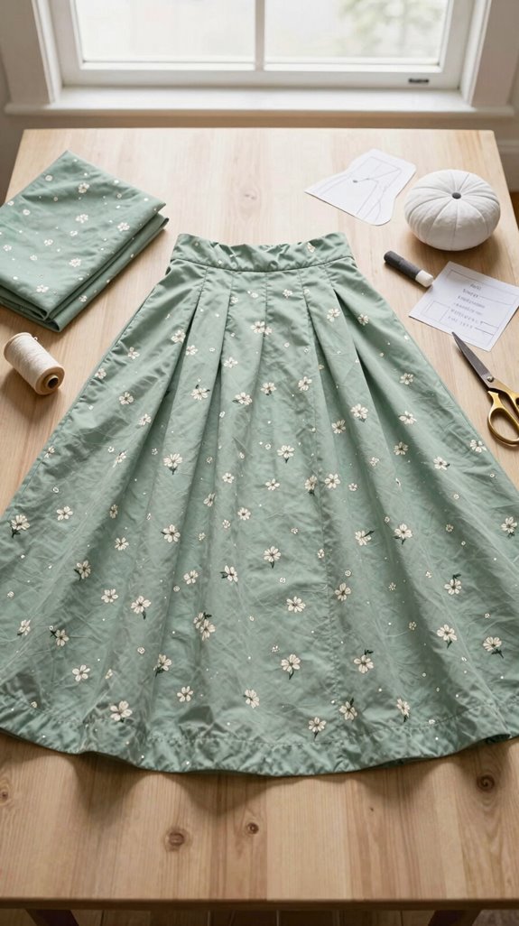 vintage look modern fabric swap