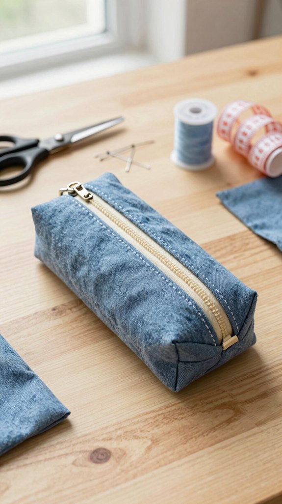 zipper pencil case tutorial
