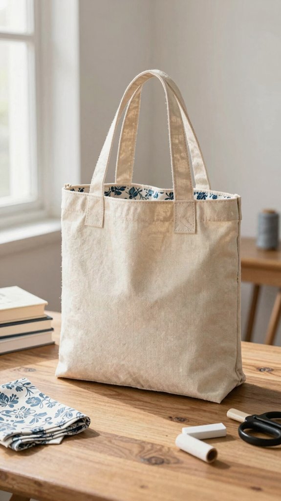 zipperless book tote project
